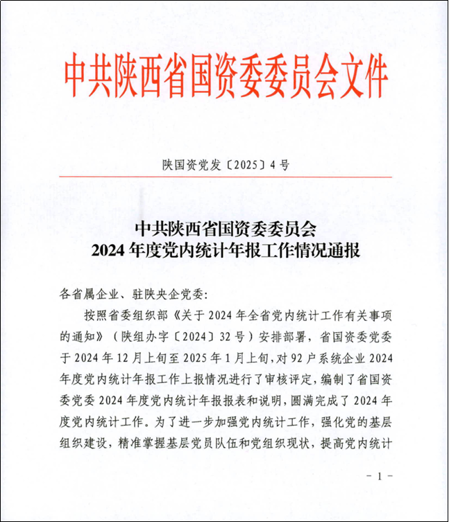 精析黨內(nèi)統(tǒng)計(jì)年報(bào) 賦能金葉黨建高質(zhì)量發(fā)展 集團(tuán)公司黨委2024年度黨內(nèi)統(tǒng)計(jì)年報(bào)工作榮膺佳績(jī)